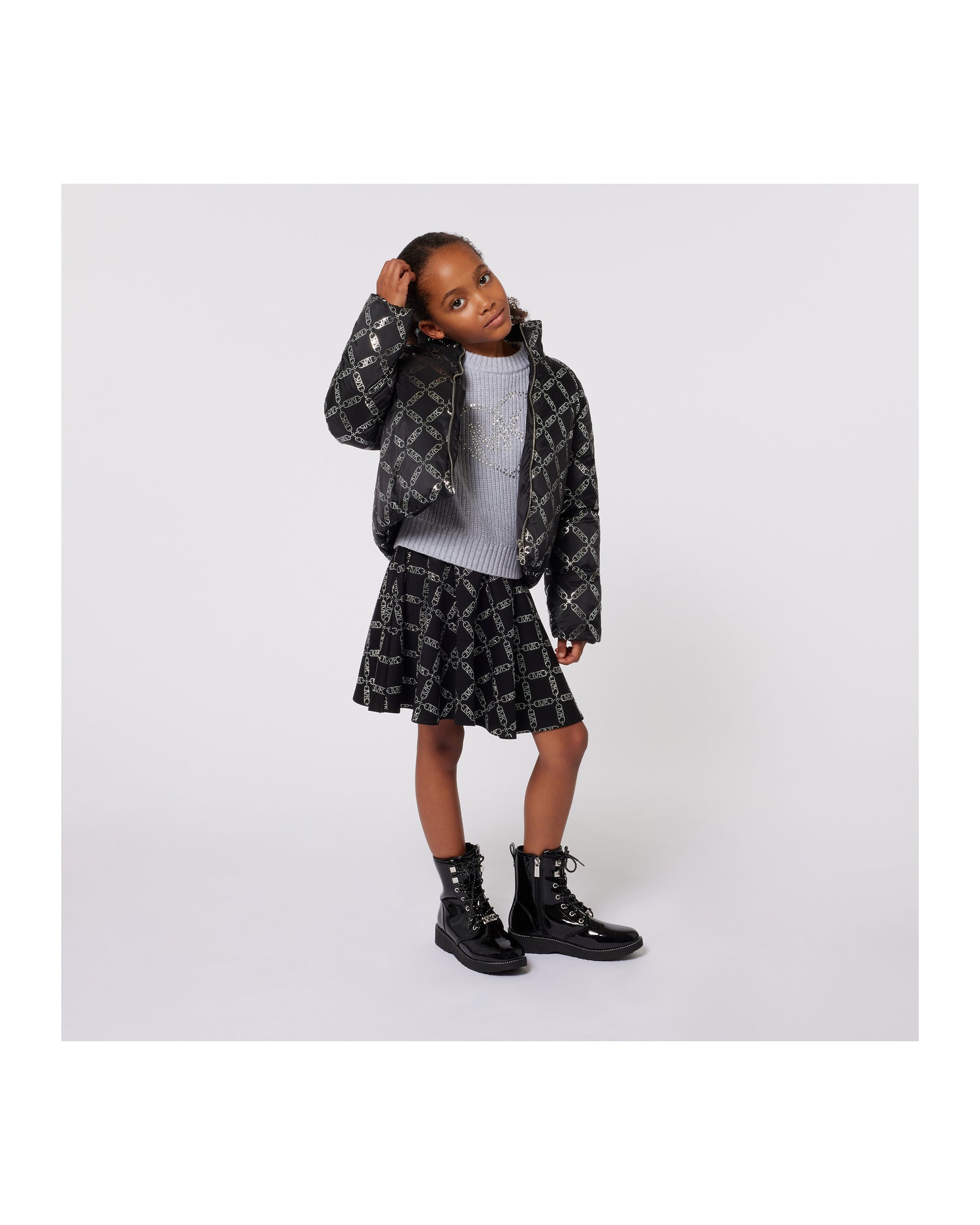 Jupe avec logo - Black
