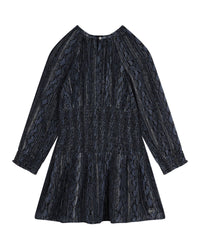 Robe à manches avec logo - Bleu Cargo