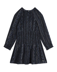 Robe à manches avec logo - Bleu Cargo