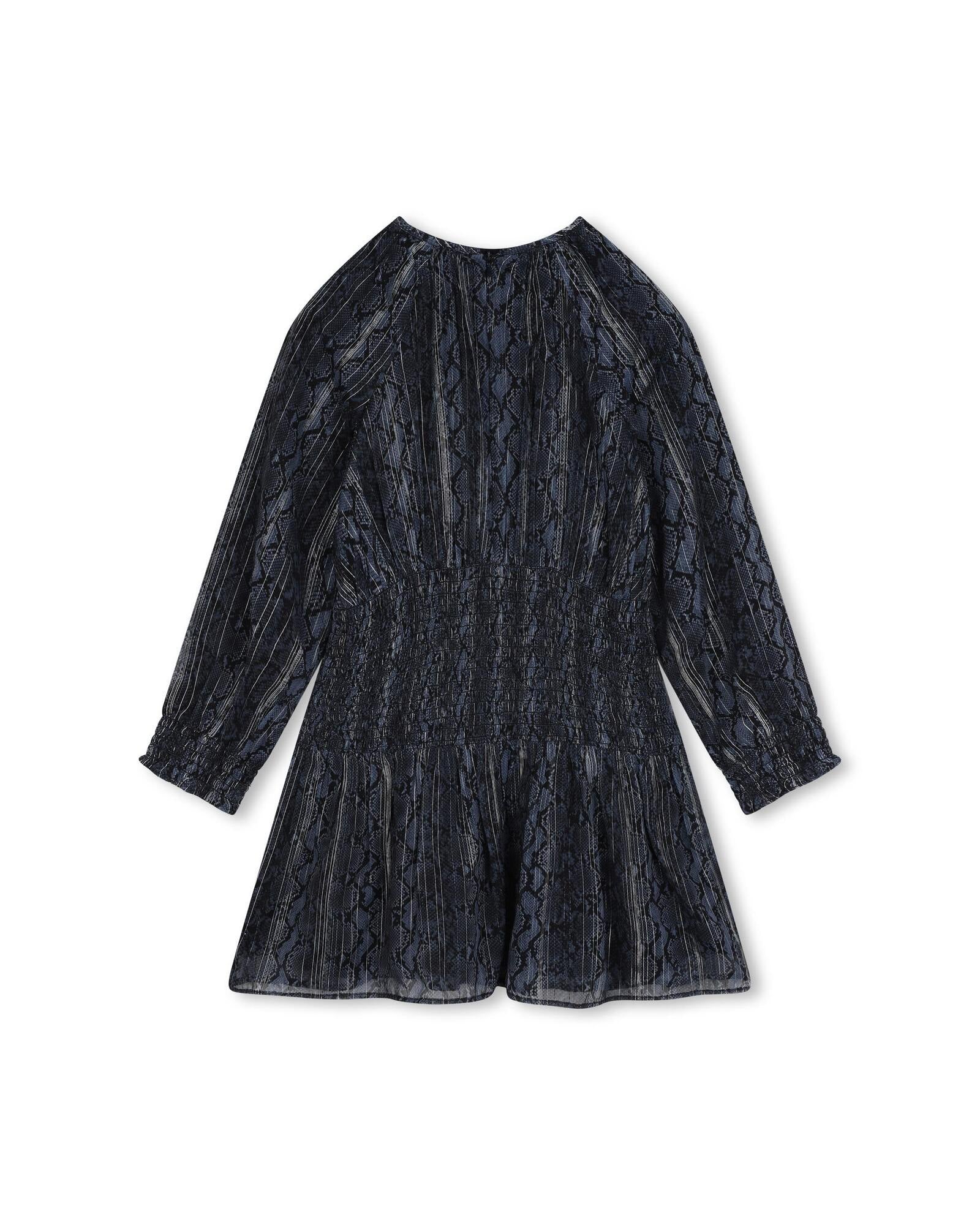 Robe à manches avec logo - Bleu Cargo
