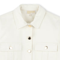 Veste avec logo en coton - Riz