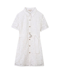 Robe manches courtes avec logo - Off White
