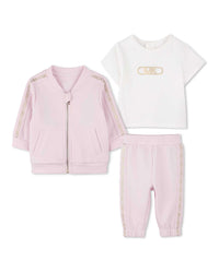 Jogging suit - Pink White