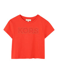 T-shirt avec logo en coton - Minium
