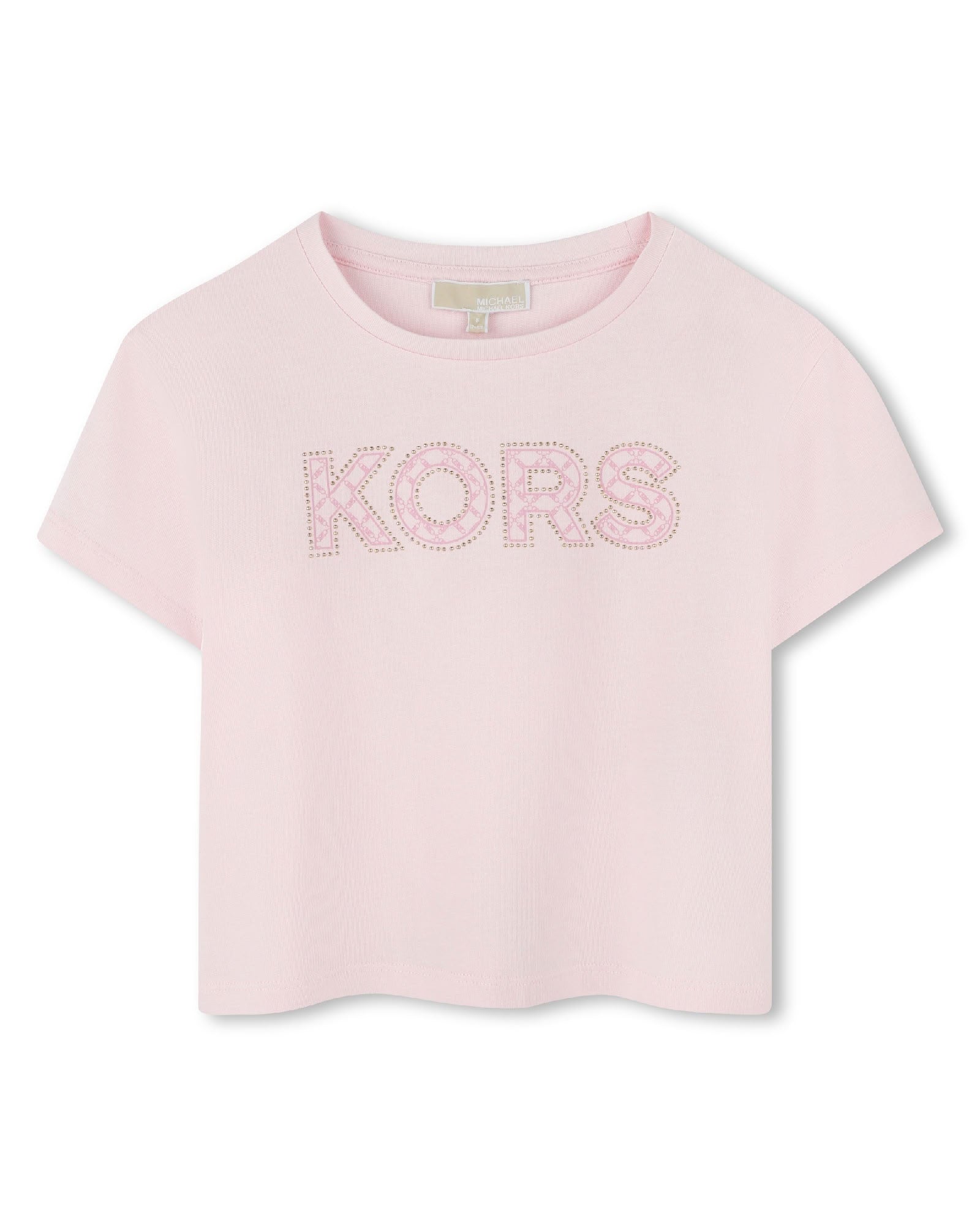 T-shirt avec logo en coton - Marshmallow