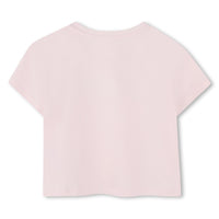 T-shirt avec logo en coton - Marshmallow
