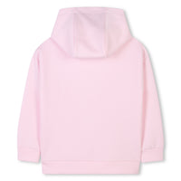 Sweat à capuche manches longues en double jersey - Marshmallow