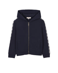 Cardigan avec logo en coton - Bleu Cargo