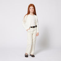Pantalon avec logo en denim - Riz
