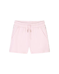 Short avec logo en coton - Marshmallow