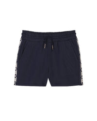 Short avec logo en coton - Bleu Cargo