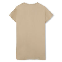 Dress with cotton logo - Ficelle