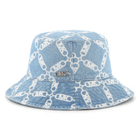 Bob avec logo en denim - Denim Blue