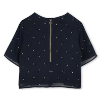 Blouse à manches courtes avec logo - Bleu Cargo