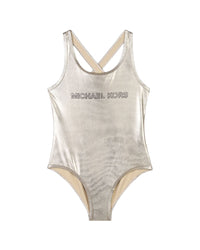 Maillot de bain 1 piece avec logo - Doré Clair