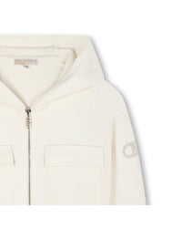 CARDIGAN A CAPUCHE