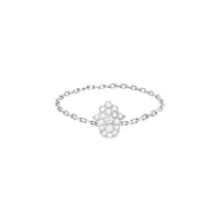 BAGUE  OR BLANC
