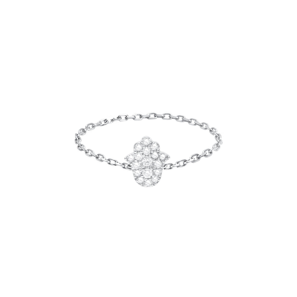 BAGUE  OR BLANC