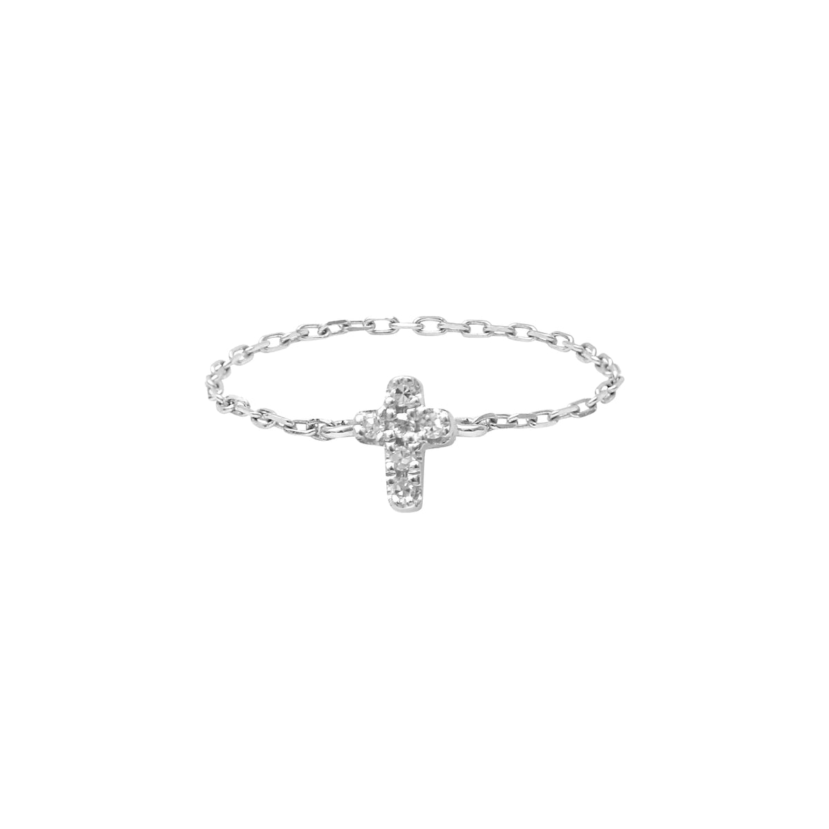 PrixTroca:90€_VentesTroca:0_QtyTroca:1_ST:0%_Bague Magic Touch en Or blanc 18K sertie de diamants - Blanc
