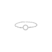 BAGUE MAGIC TOUCH OR BLANC MOTIF CERCLE