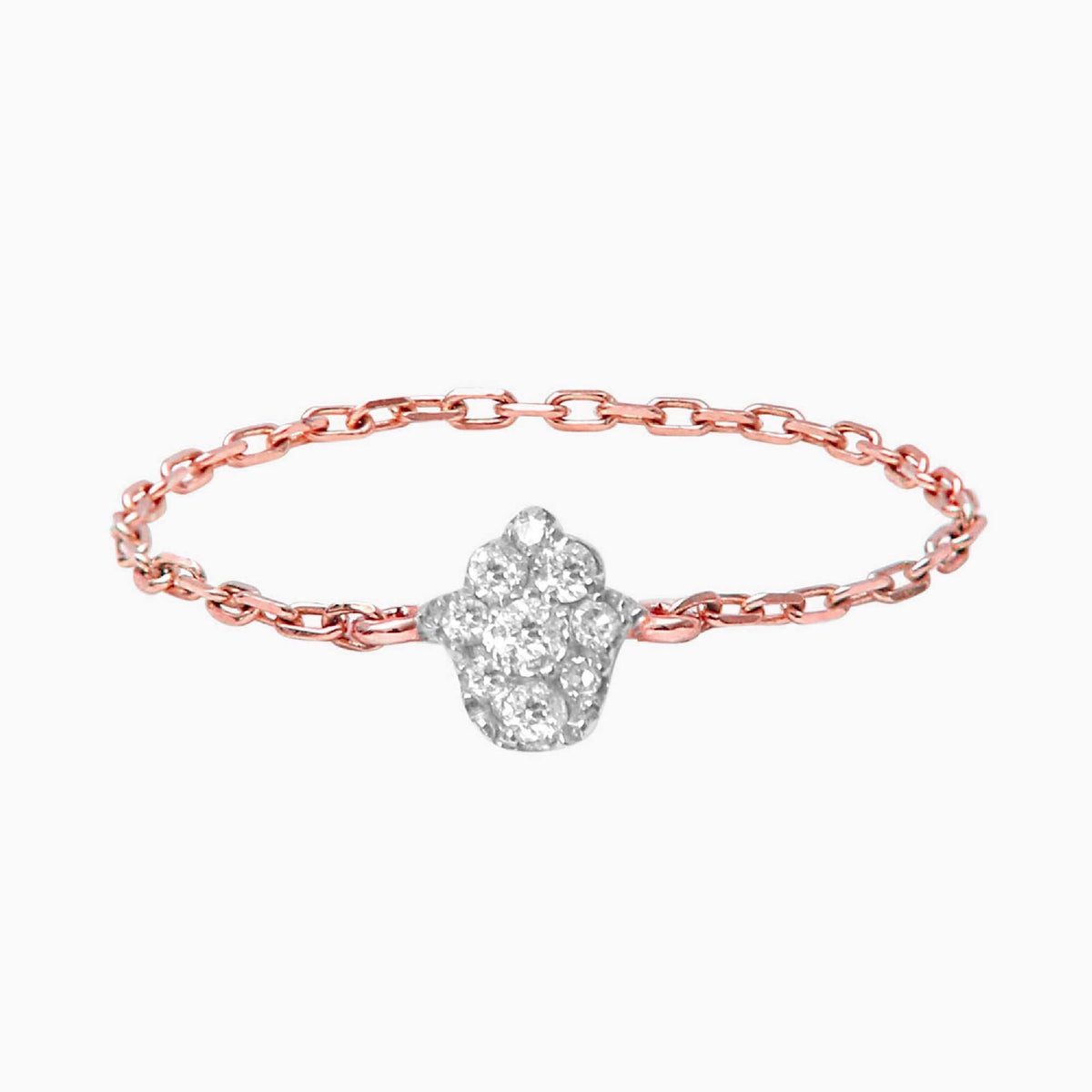 BAGUE MAGIC TOUCH OR ROSE MOTIF MAIN