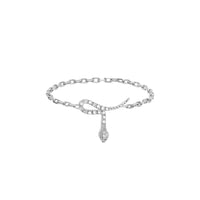 BAGUE MAGIC TOUCH OR BLANC MOTIF SERPENT