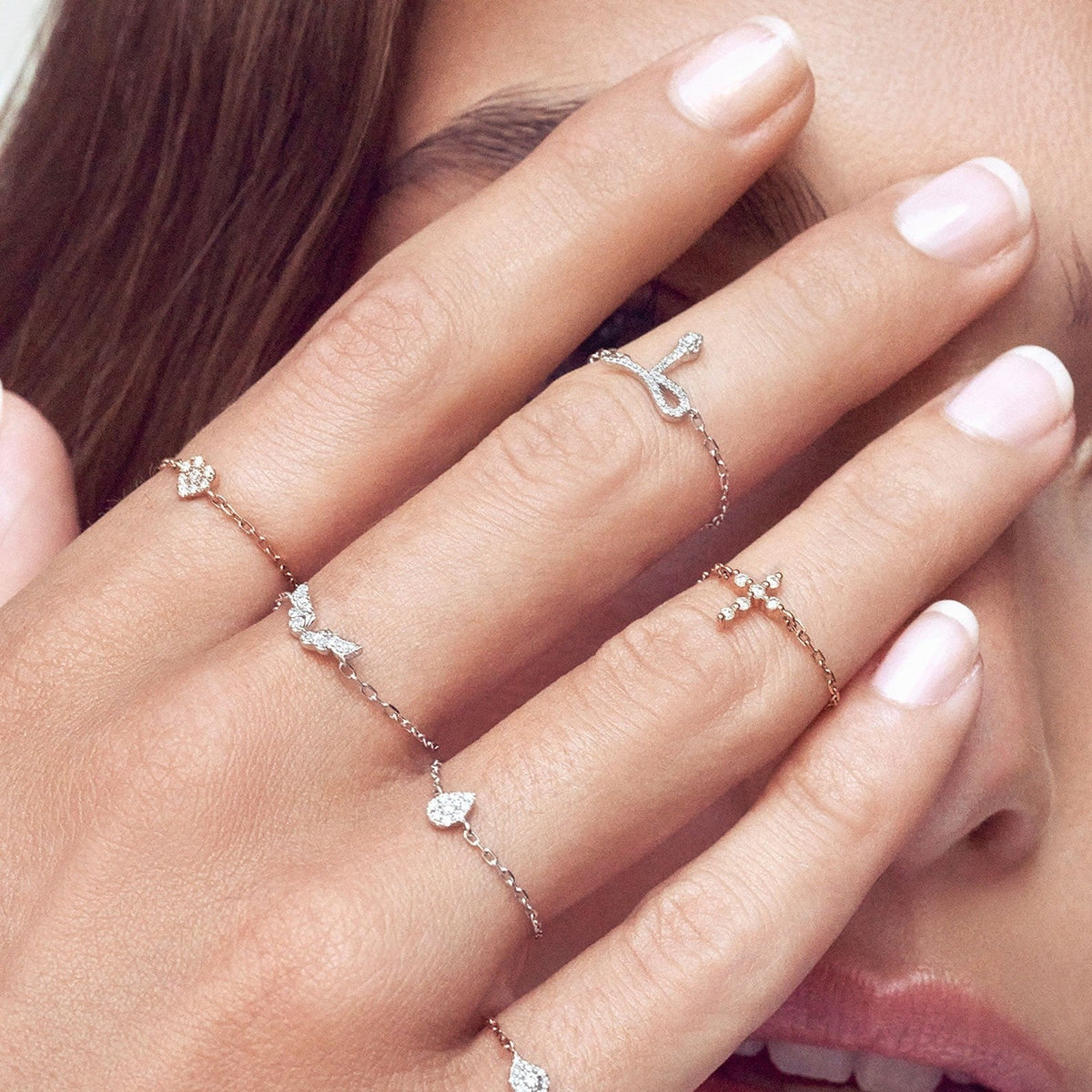 BAGUE  OR BLANC