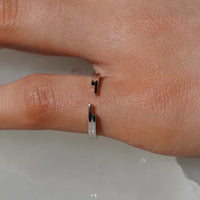 Bague de mariage Danaé ouverte - Or Blanc