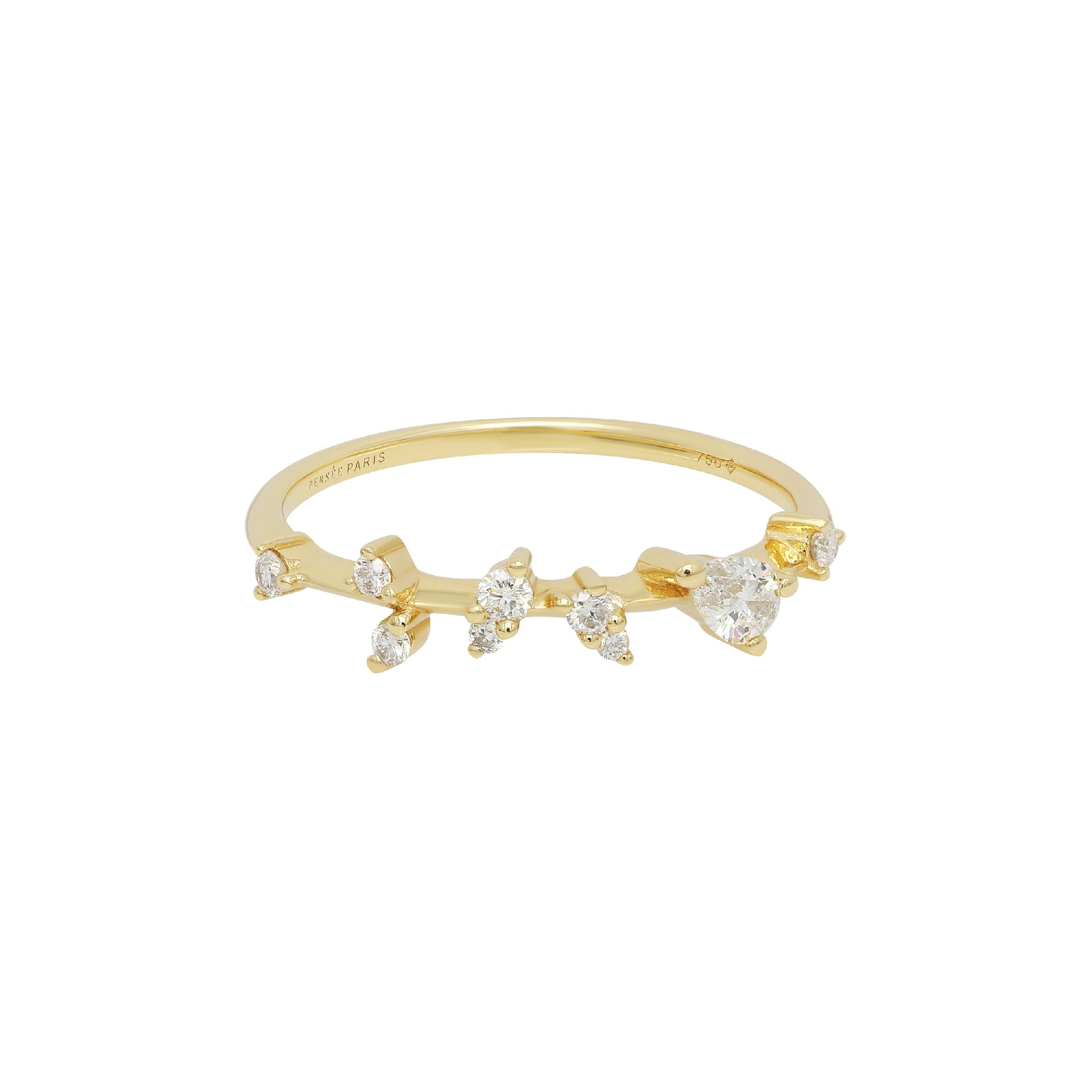 1qty NEW / Bague Bridale-Jaune