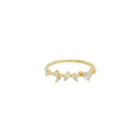 Bague de mariage Danaé sertie de diamants - Or Jaune
