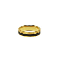 Bague Enamel - Or Jaune & Noir