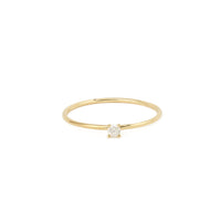 1qty NEW / Bague Danaé, sertie diamant 0,05 ct-Jaune