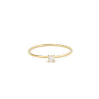 1qty NEW / Bague Danaé, sertie diamant 0,10 ct-Jaune