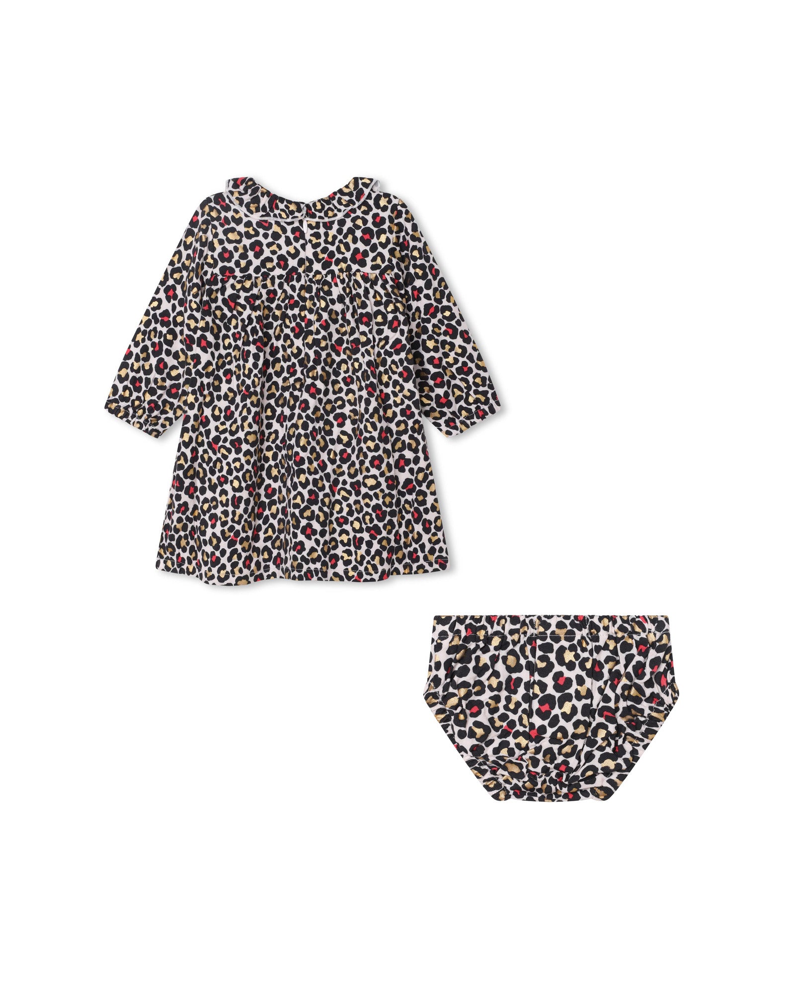 Ensemble robe culotte - Rose Noir