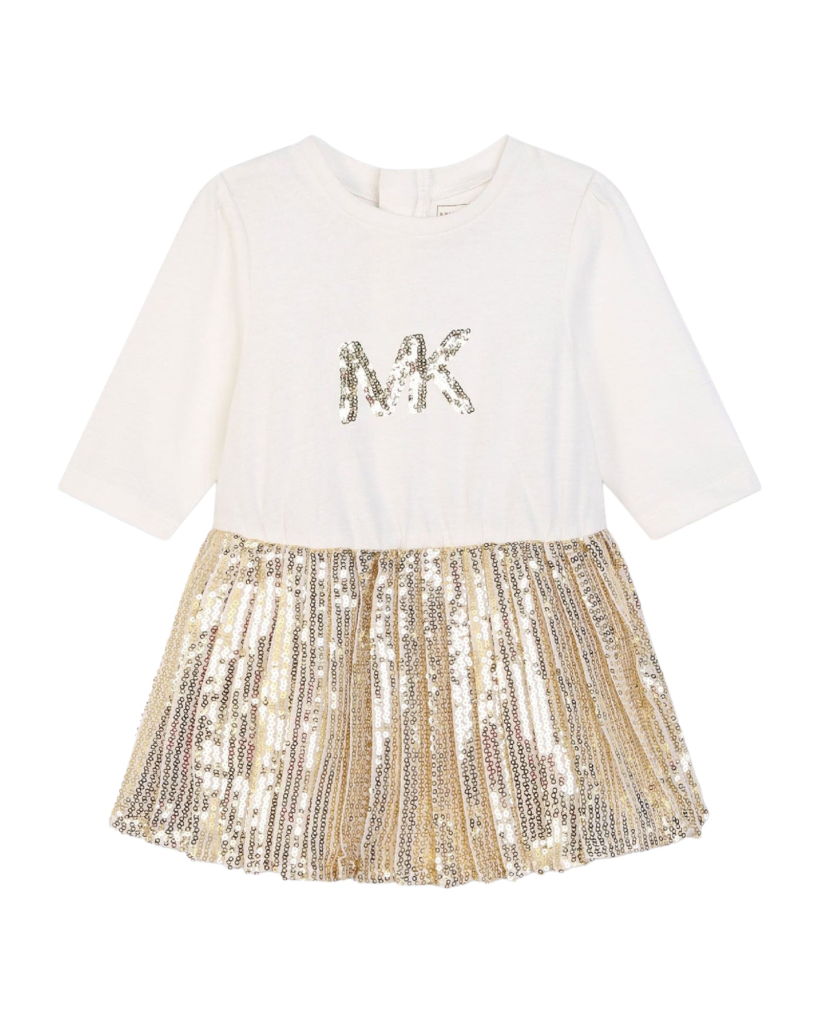 Robe patineuse en sequins - Doré Clair