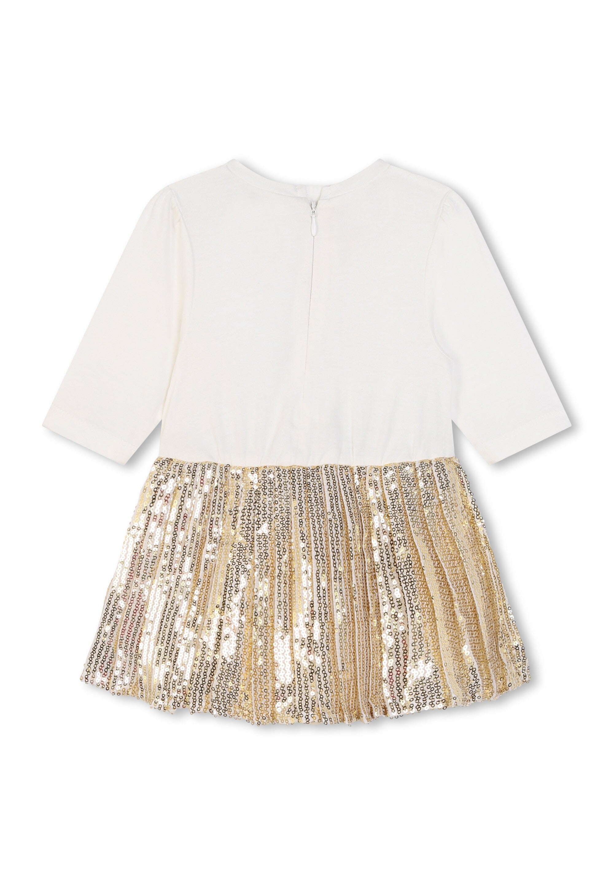 Robe patineuse en sequins - Doré Clair