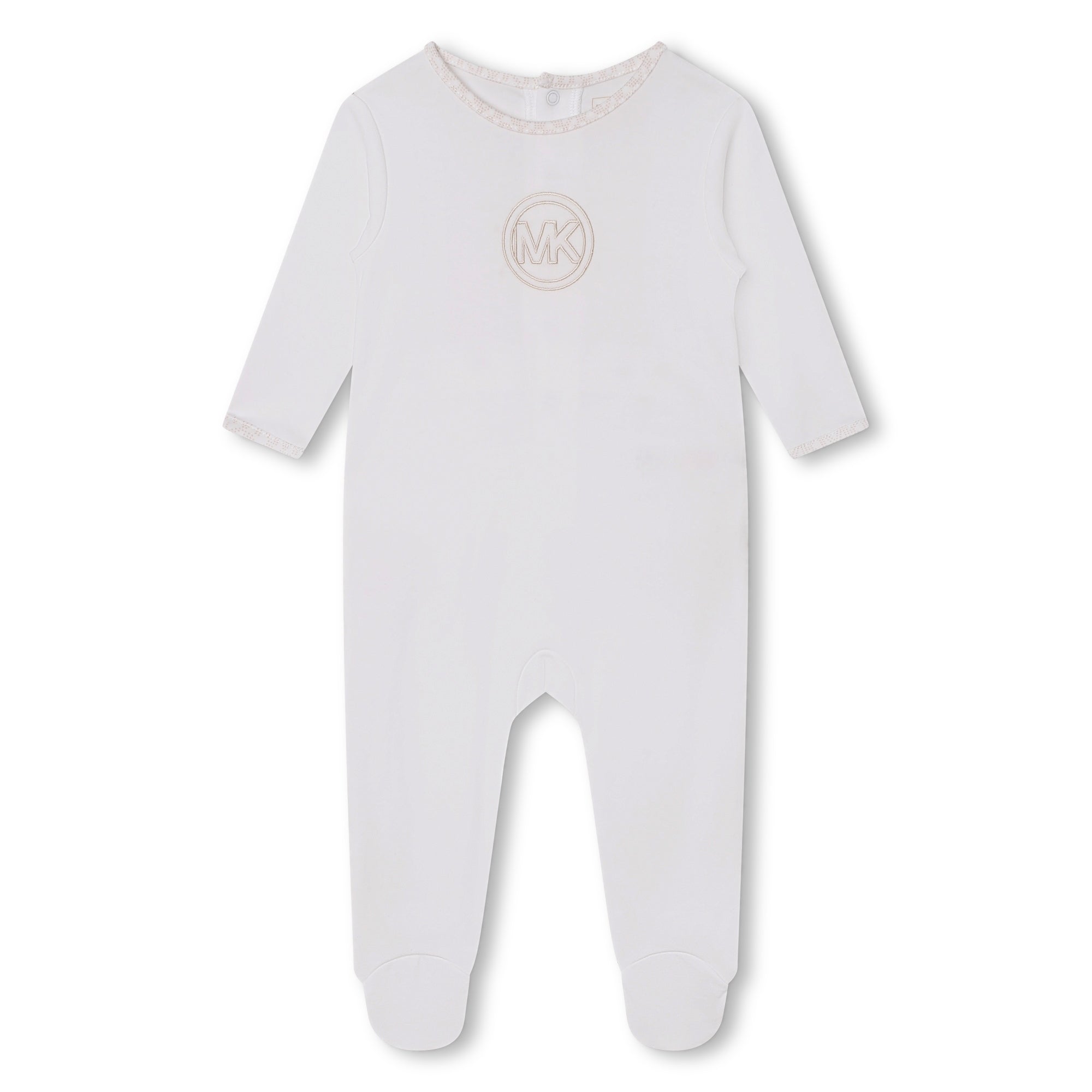 Ensemble pyjama bonnet et doudou en coton - Off White
