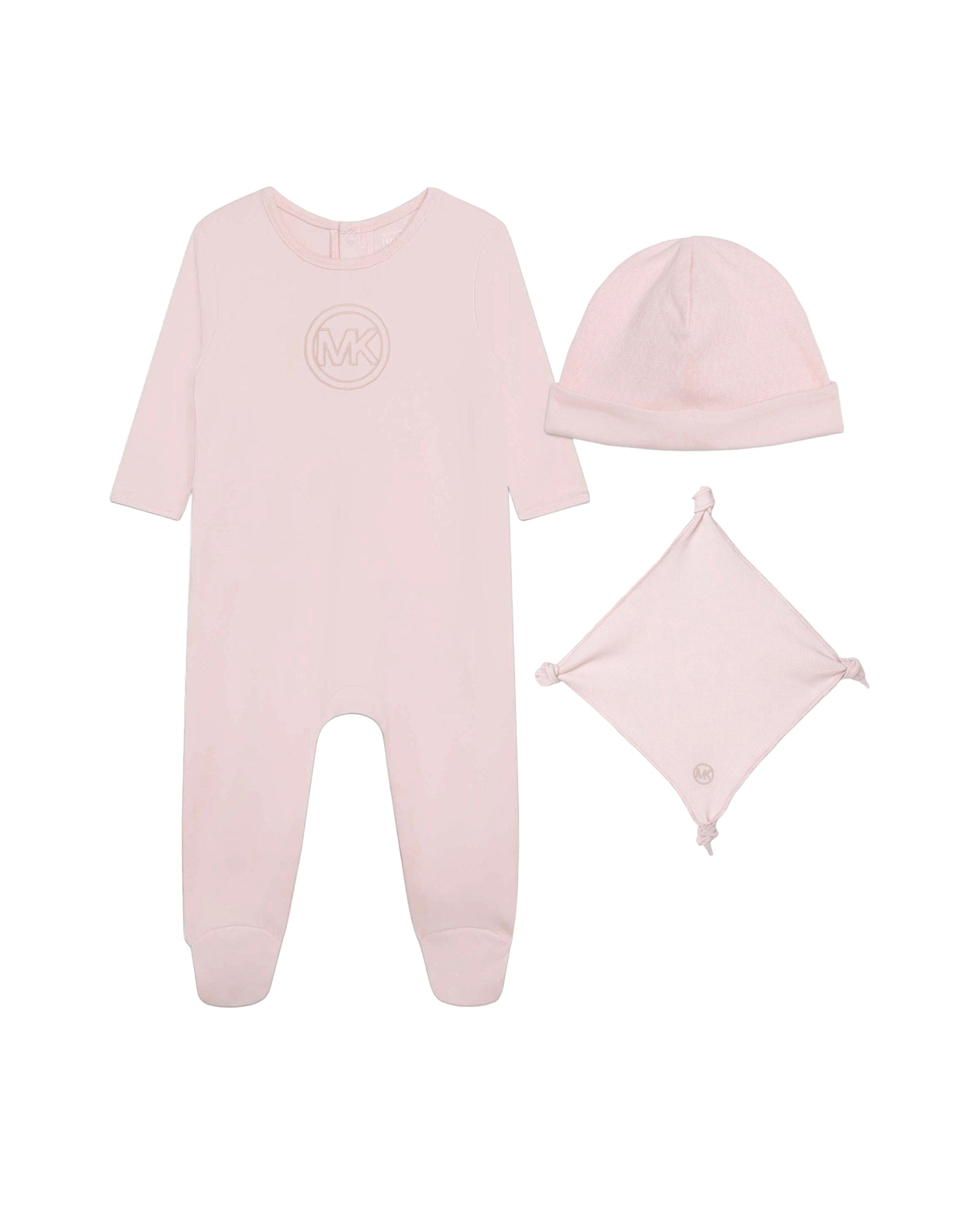 Ensemble pyjama bonnet et doudou en coton - Rosee du Matin