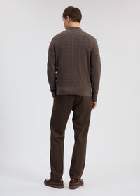 Polo Johnny Harvey en coton - Marron