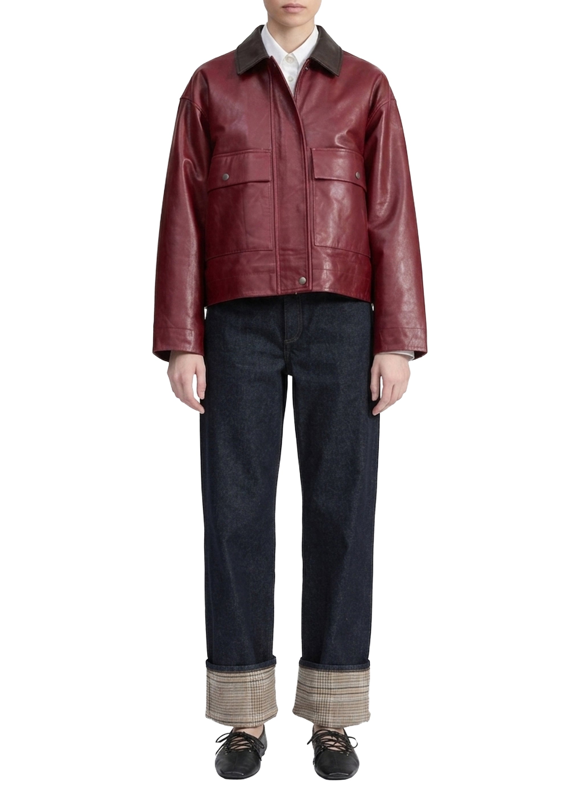 Pantalon à ourlet Shea en denim - Twilight Rinse