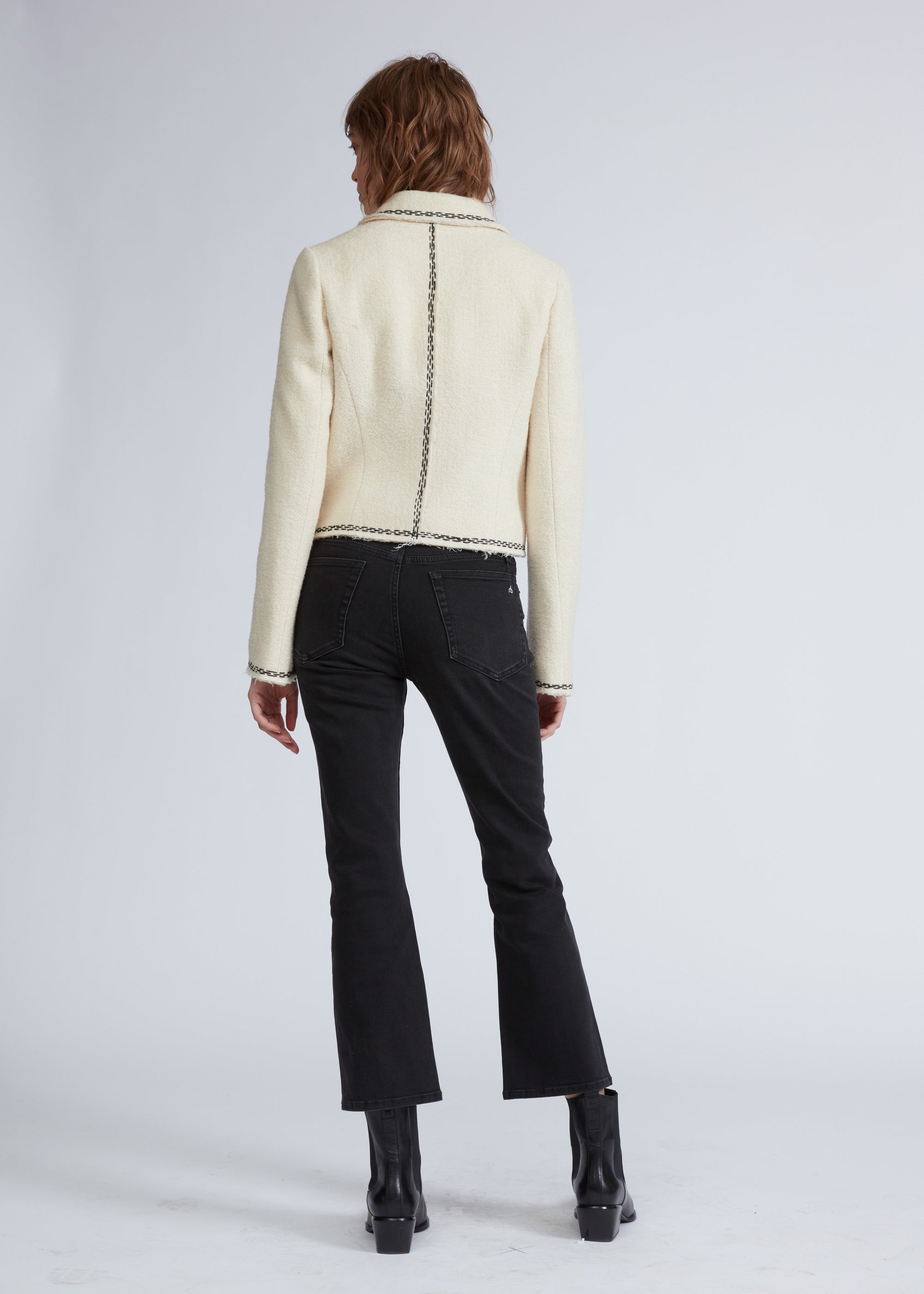 Pantalon bootcut Peyton en denim - Midnight
