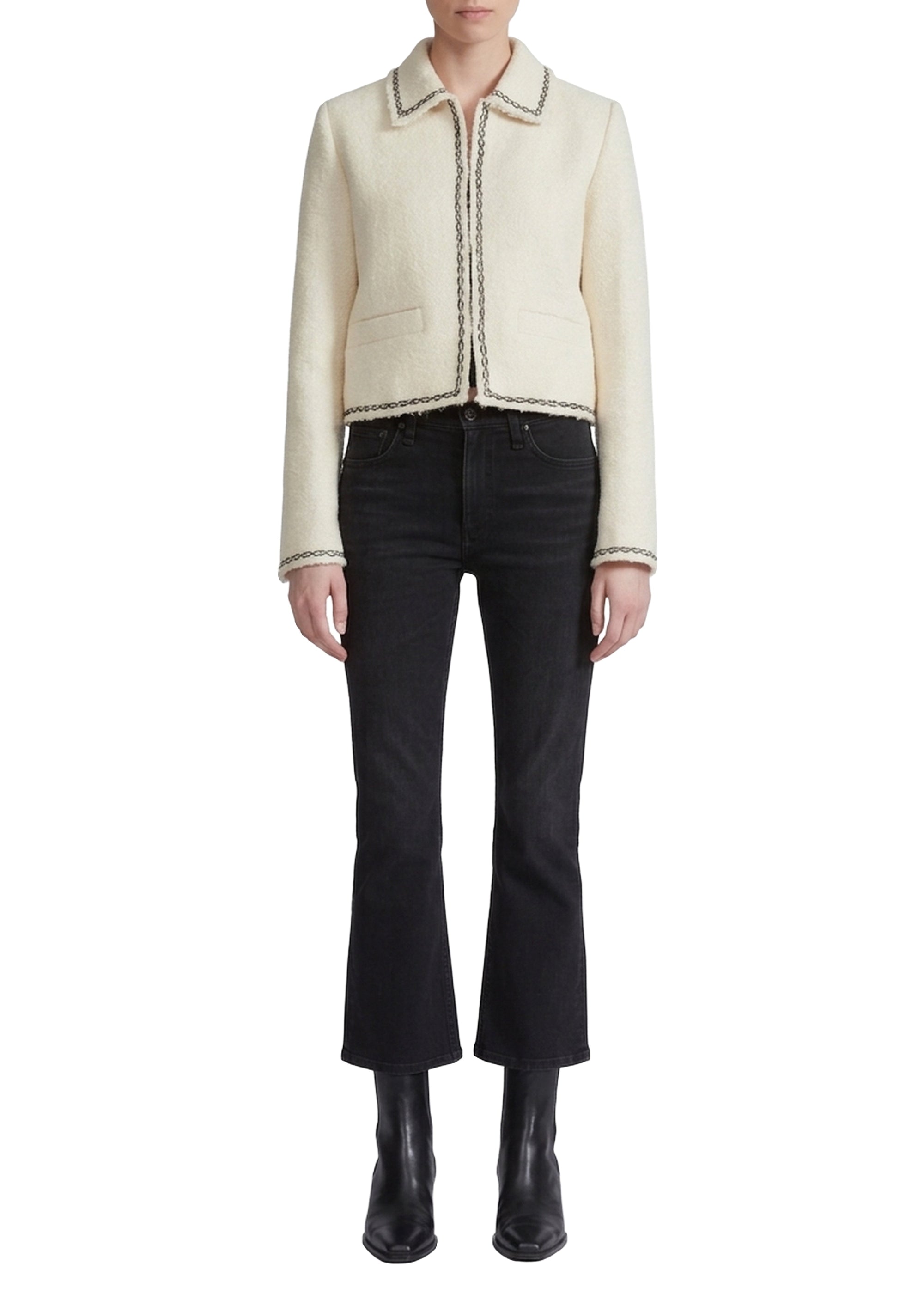 Pantalon bootcut Peyton en denim - Midnight