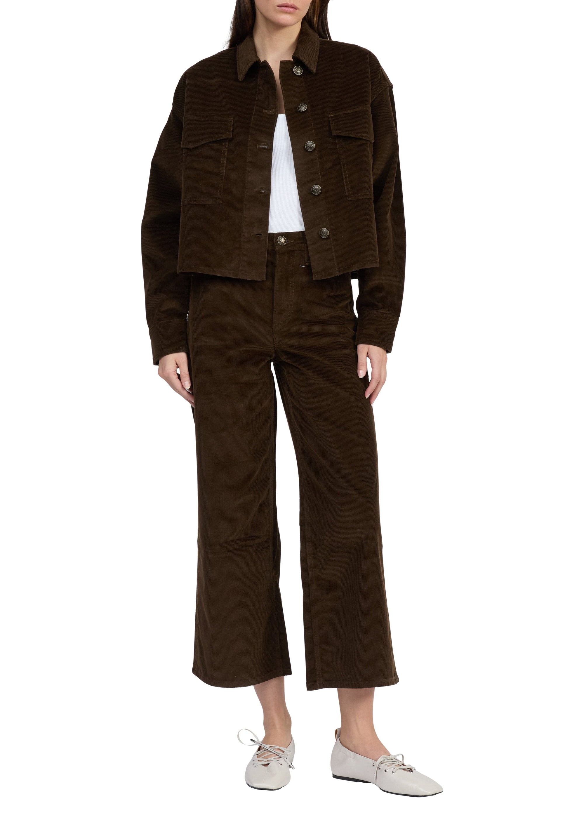 Veste courte Jaiden en velours - Balsam