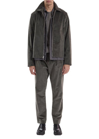 Pantalon Evan en velours de coton - Dark Shadow