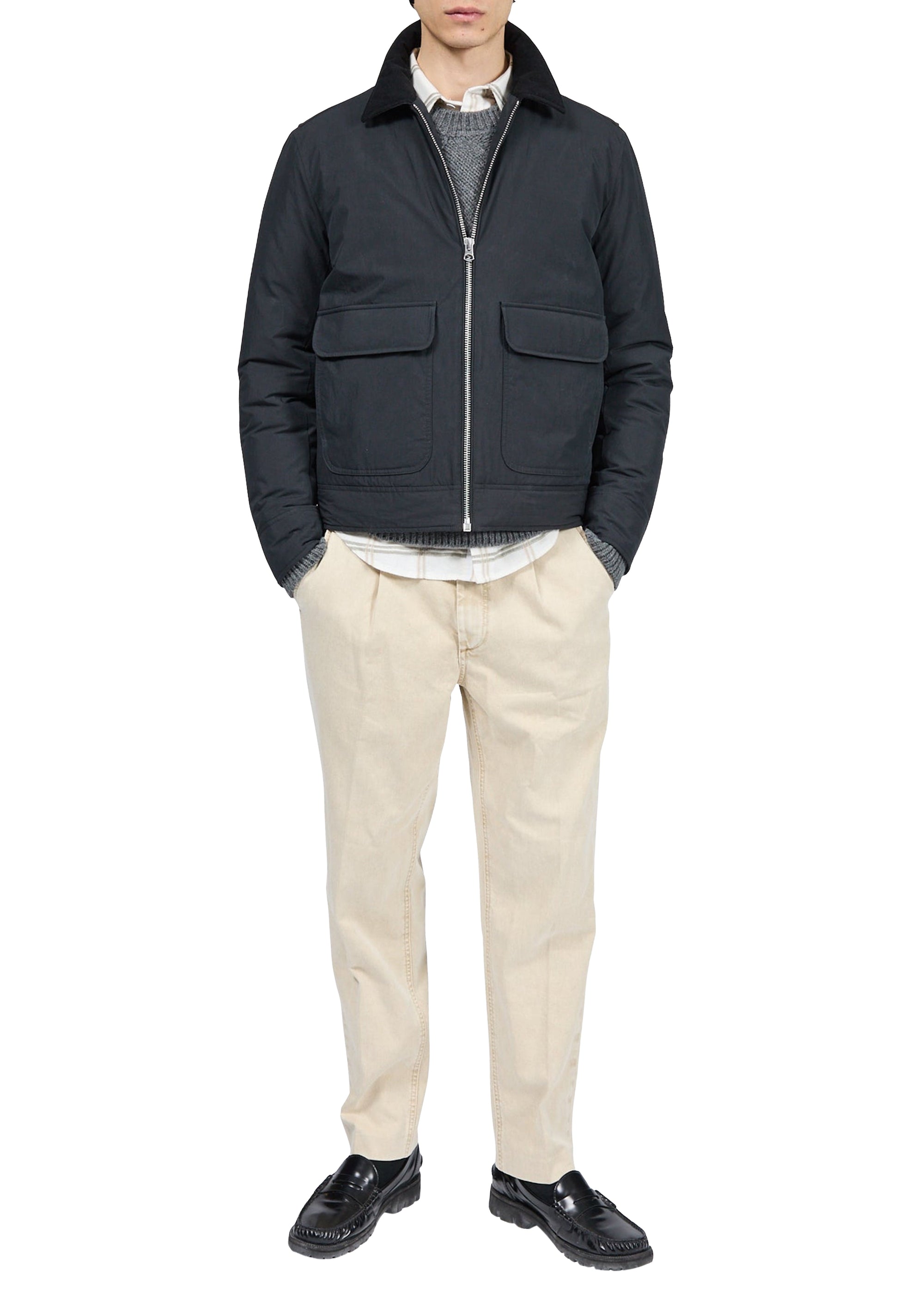 Veste zippée Derrick - Noir