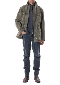 Veste Field en denim - Dark Shadow