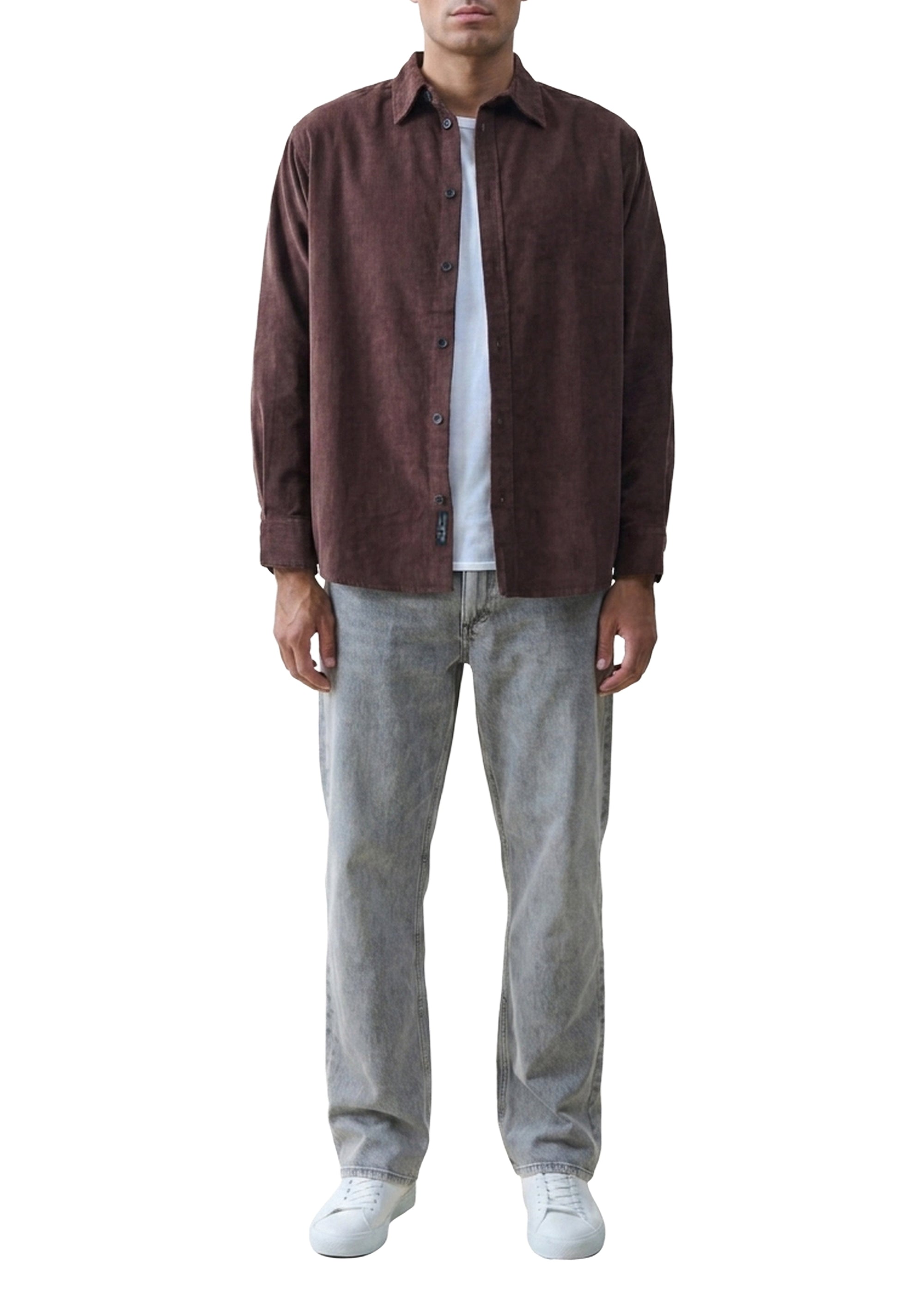 Chemise Mateo en coton - Espresso