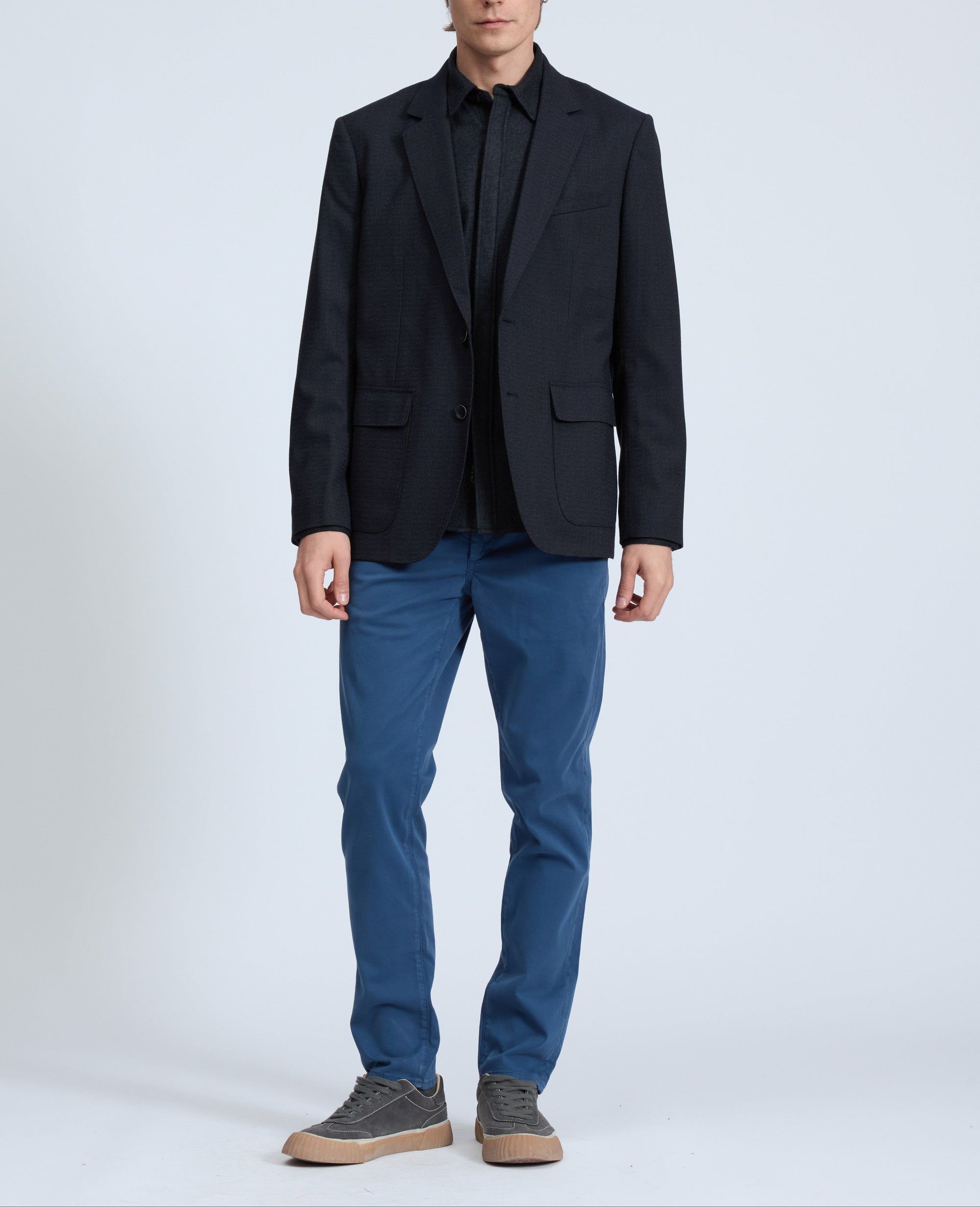 Blazer Butler Italian en laine - Bleu Marine