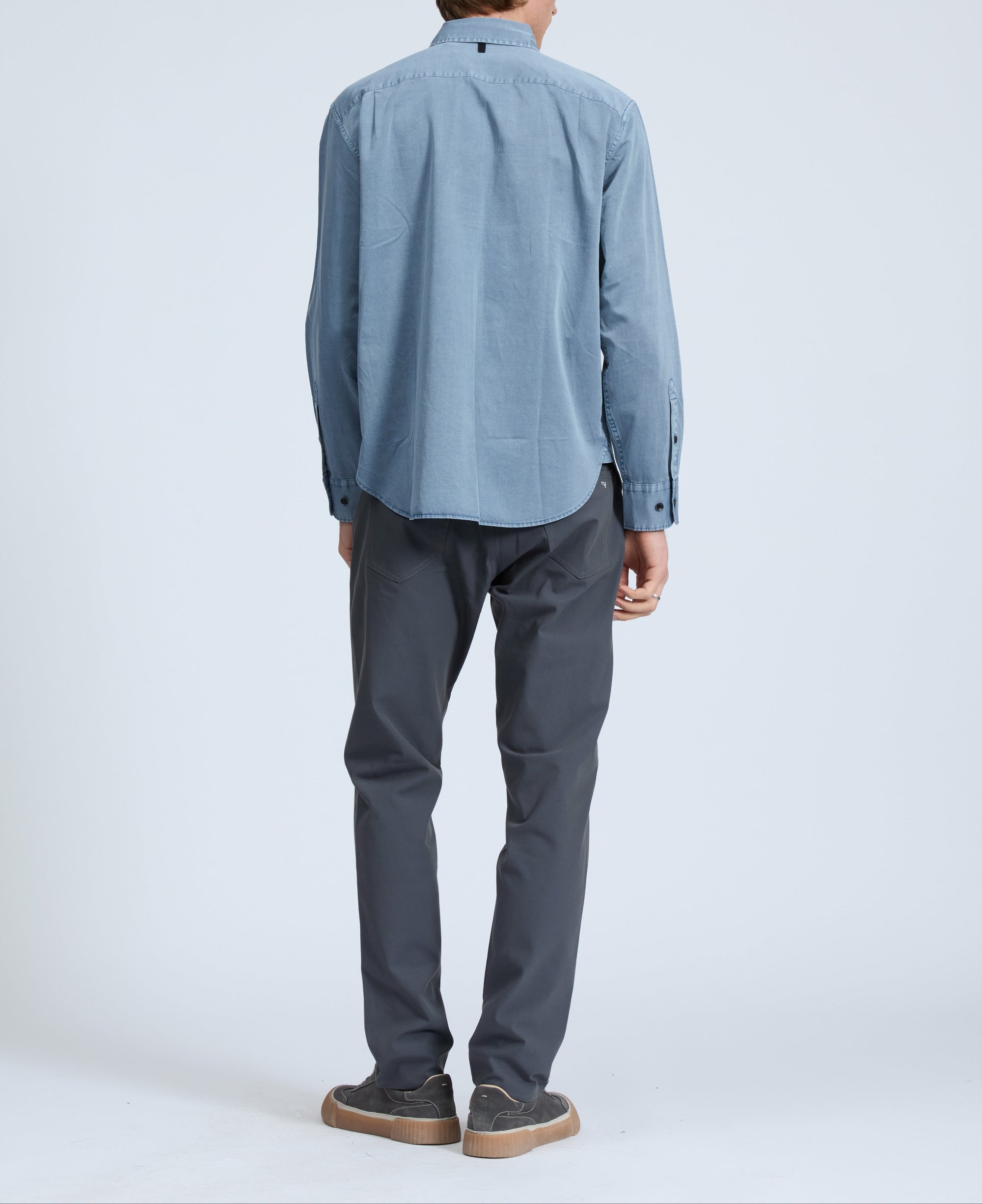 Chemise Finch en coton - Bleu
