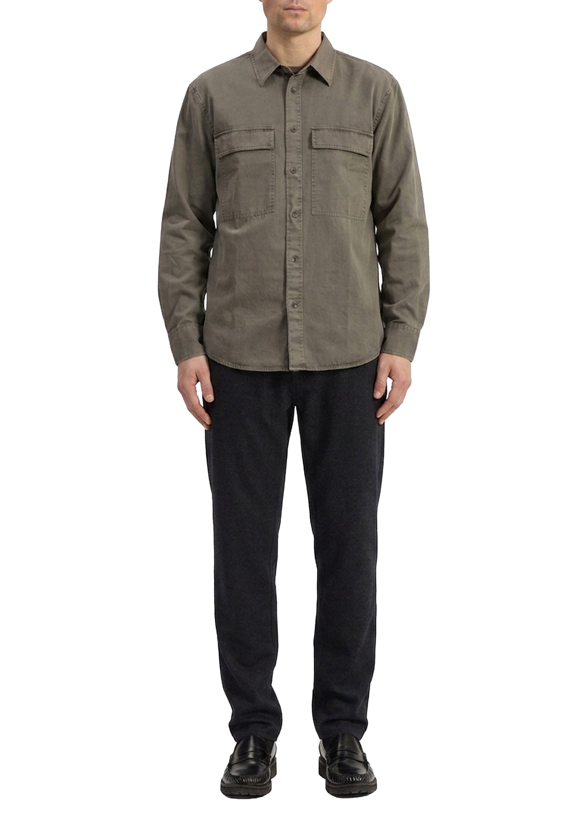 Finch long-sleeved shirt - Brown